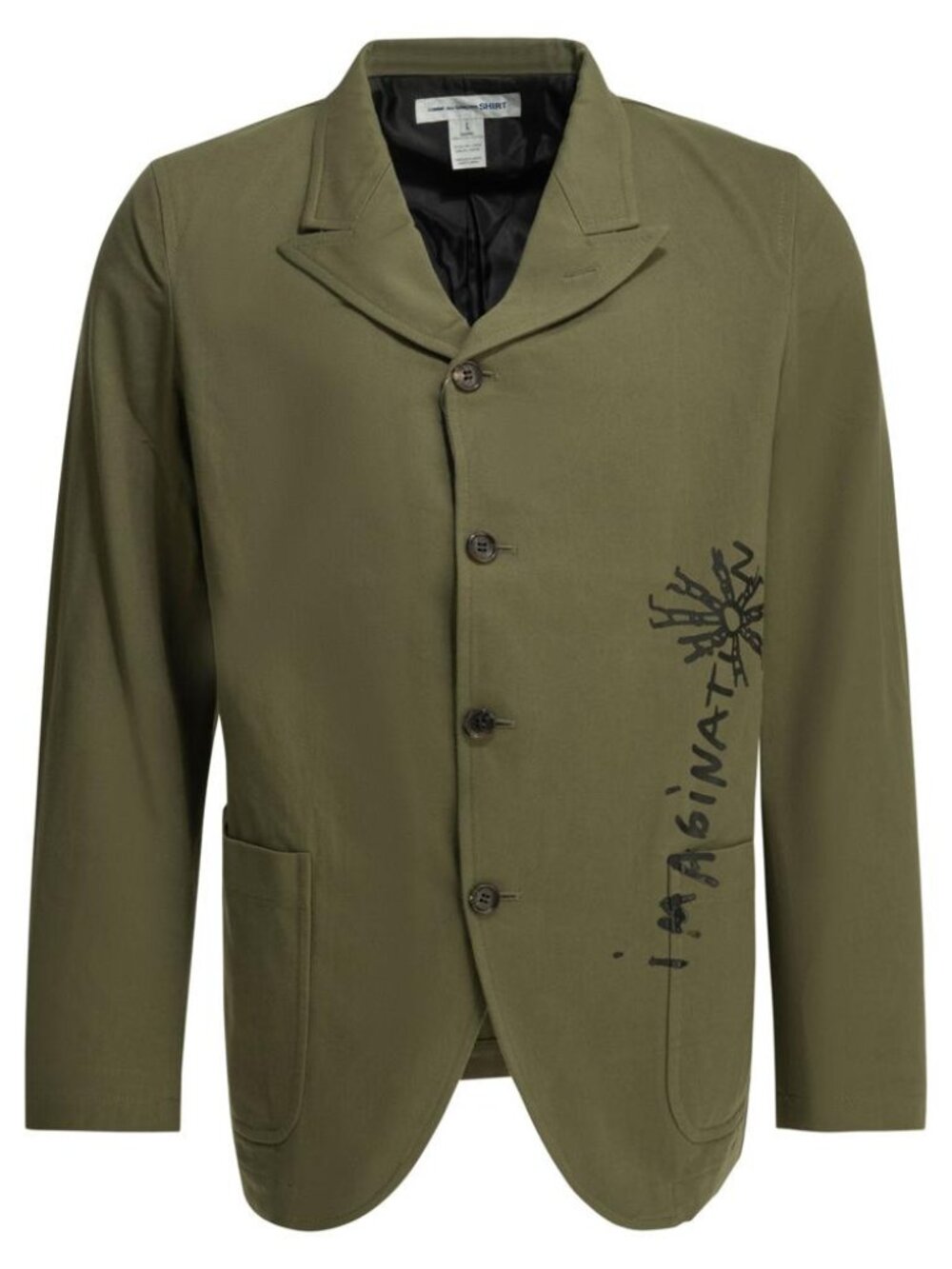 Comme Des Garçons Shirt Printed Blazer Tag Size L Men